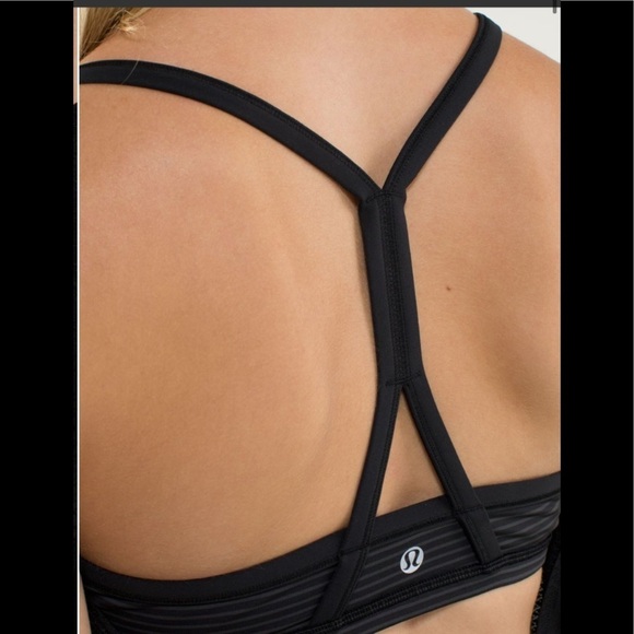 L.Lululemon C.Y.B Tank Black / Hyper Stripe Black - Picture 9 of 16